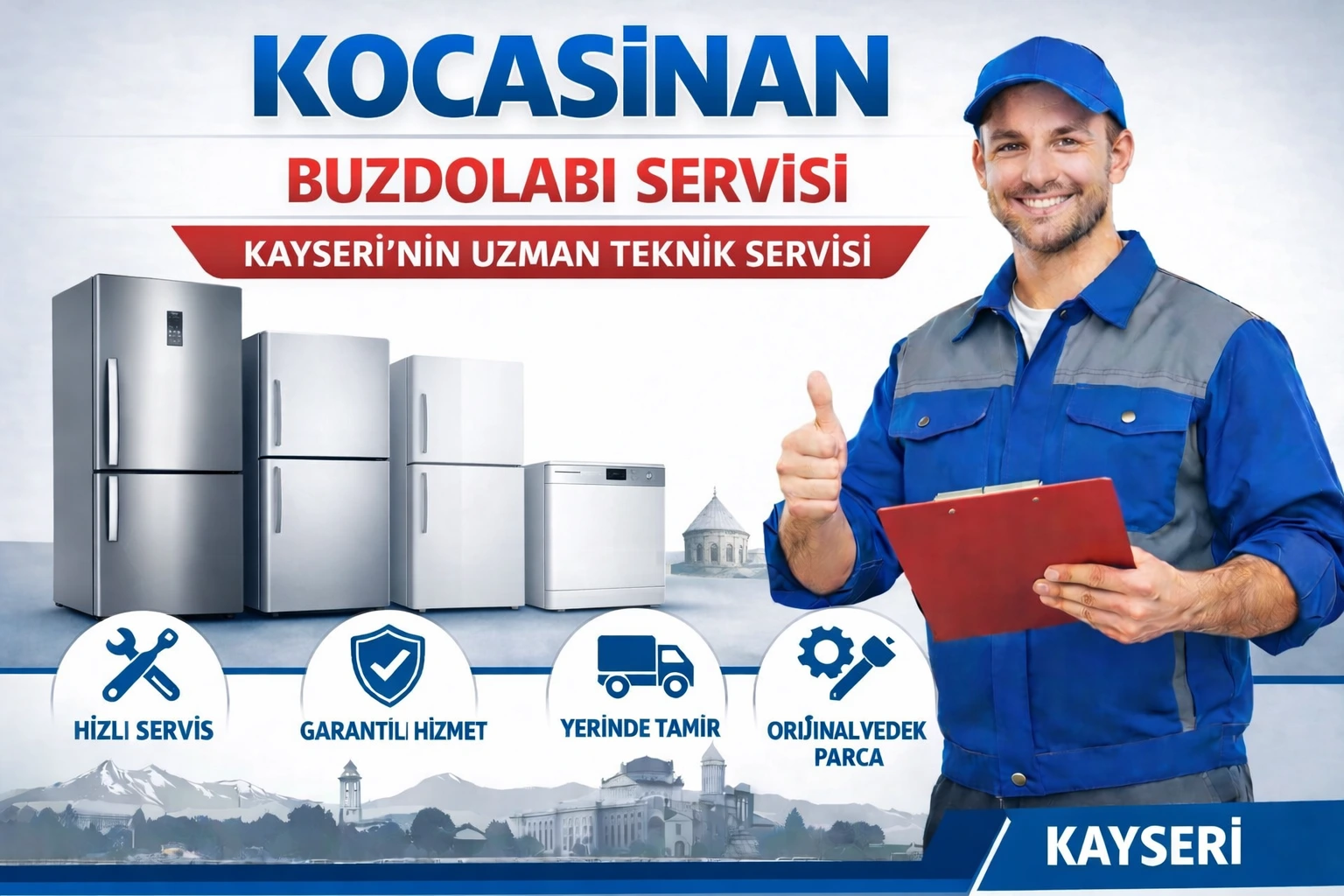 Kocasinan Buzdolabı Servisi