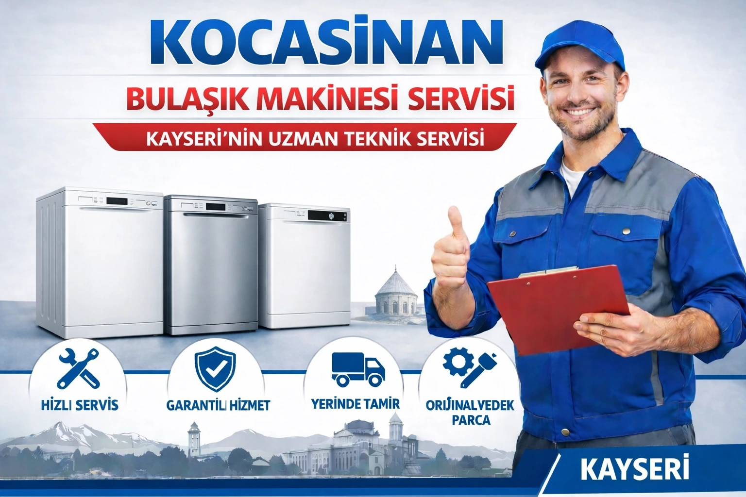 Kocasinan Bulaşık Makinesi Servisi
