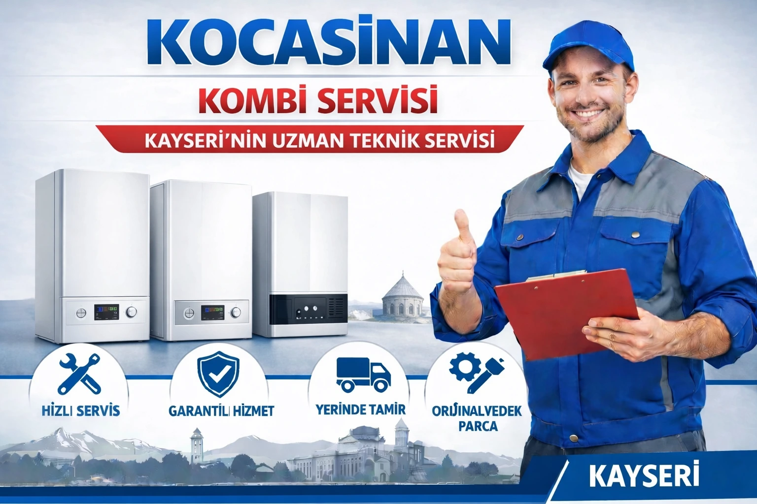 Kocasinan Kombi Servisi